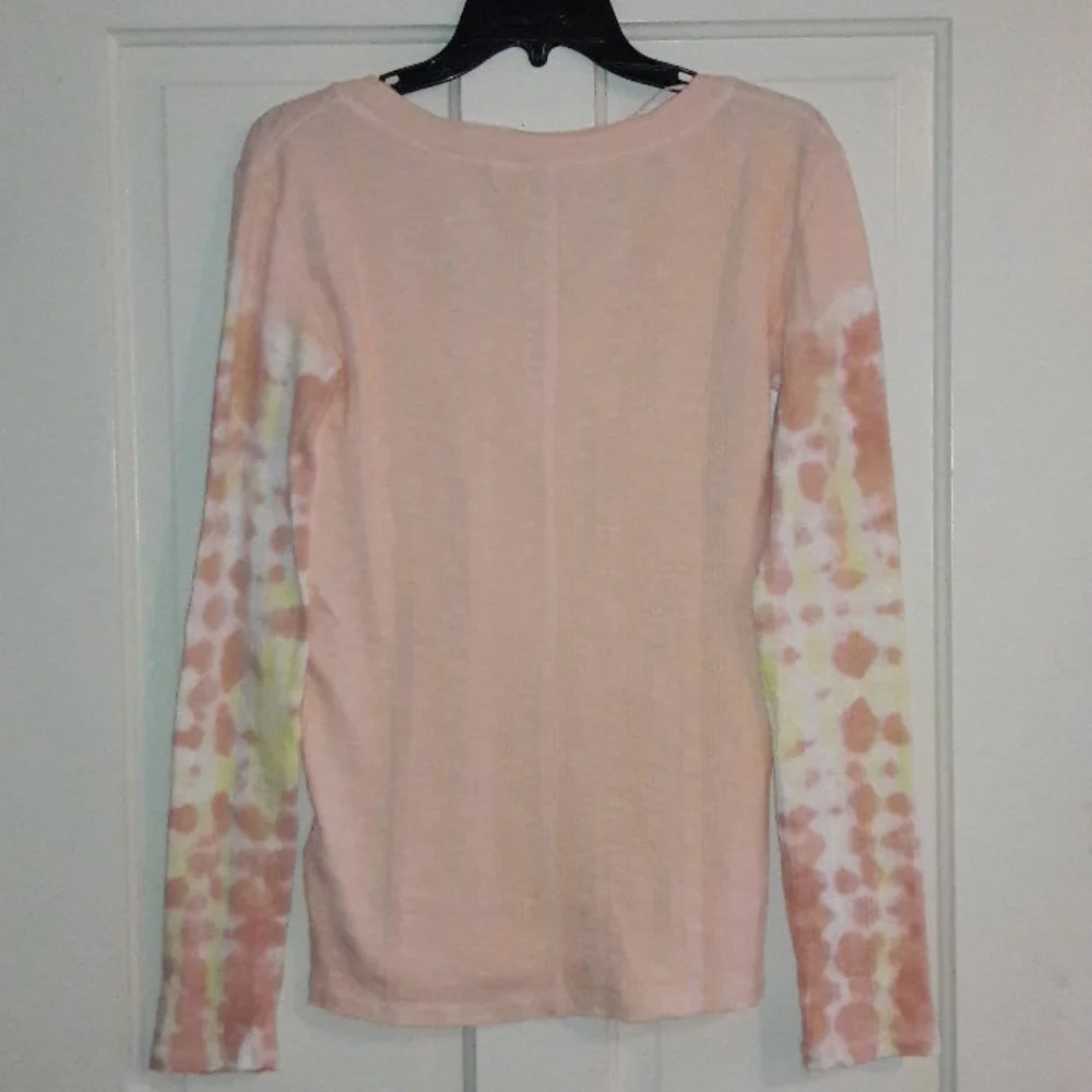 Free People Pink Long Sleeve Tee - Picture 5 of 10